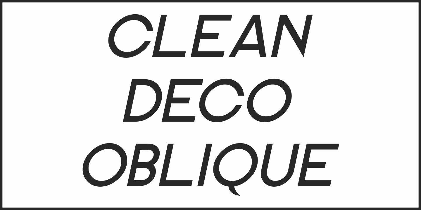 Clean Deco JNL